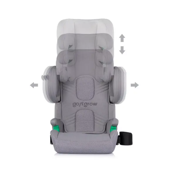 Slika Autosjedalica ISOFIX i-Size GO'N'GROW 100-150 cm Platinum - Chipolino