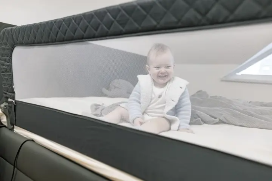 Slika Zaštitna ograda za krevet Monna - Antracit Grey Zopa 