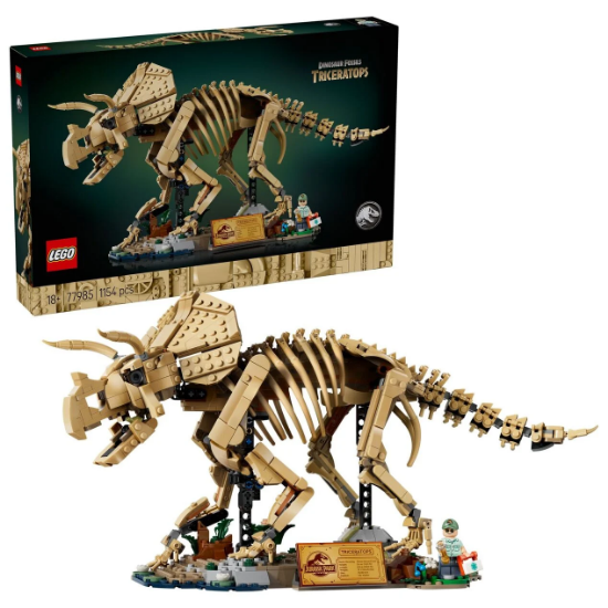 Slika LEGO® JURASSIC WORLD™ 77985 Fosili dinosaura: Triceratops