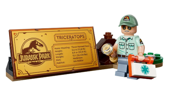Slika LEGO® JURASSIC WORLD™ 77985 Fosili dinosaura: Triceratops