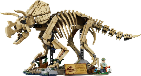 Slika LEGO® JURASSIC WORLD™ 77985 Fosili dinosaura: Triceratops