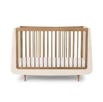 Slika Kot Skandi dječji krevetić - Cashmere/Walnut - Snuz