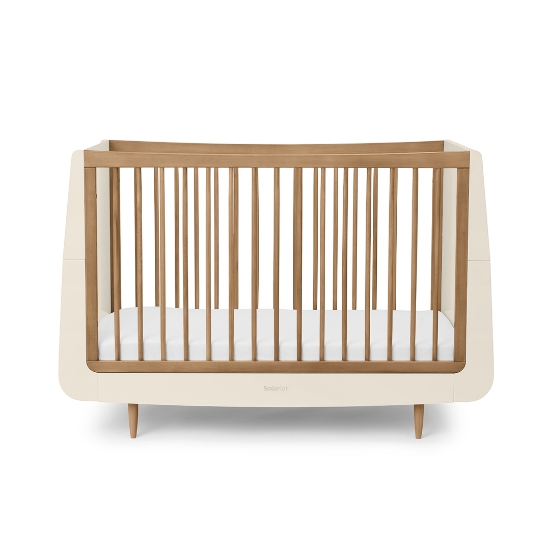 Slika Kot Skandi dječji krevetić - Cashmere/Walnut - Snuz