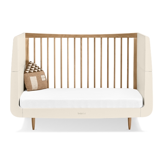 Slika Kot Skandi dječji krevetić - Cashmere/Walnut - Snuz