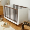 Slika Kot Skandi dječji krevetić - White/Ebony - Snuz