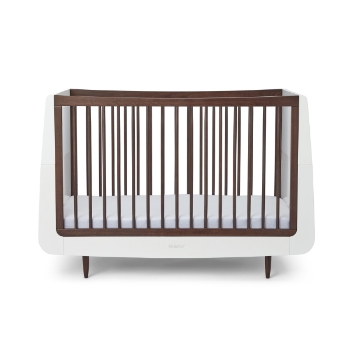 Slika Kot Skandi dječji krevetić - White/Ebony - Snuz