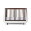 Slika Kot Skandi Set 2u1 - Krevetić + komoda za prematanje - White/Ebony - Snuz