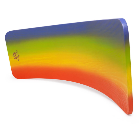 Slika Drvena daska za ravnotežu kinderboard rainbow wash kinderfeets® 
