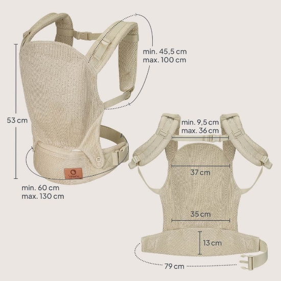 Slika Nosiljka Margareet Air, Beige Lionelo 