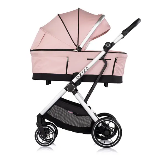Slika Dječja kolica 3u1 Aurora Powder Pink - Chipolino
