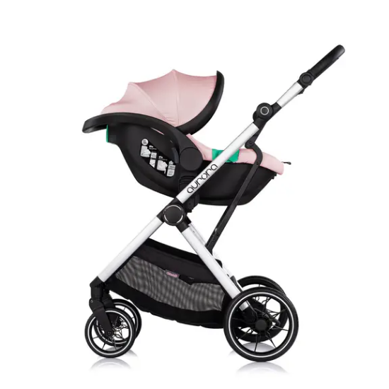 Slika Dječja kolica 3u1 Aurora Powder Pink - Chipolino