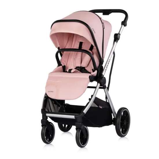 Slika Dječja kolica 3u1 Aurora Powder Pink - Chipolino