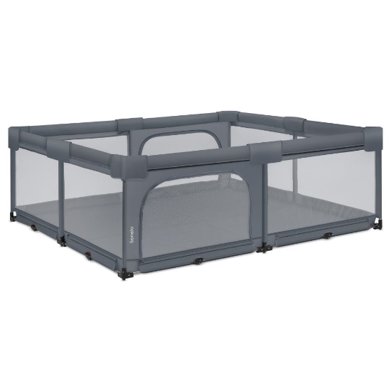 Slika Dječja igraonica/vrtić Florence XL Easy Fold 180x200x68 cm, Grey Stone Lionelo 
