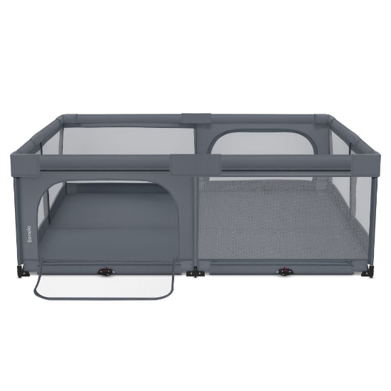 Slika Dječja igraonica/vrtić Florence XL Easy Fold 180x200x68 cm, Grey Stone Lionelo 