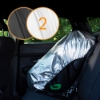 Slika ThermalCover zaštitna navlaka protiv sunca za autosjedalicu, Silver Lionelo 