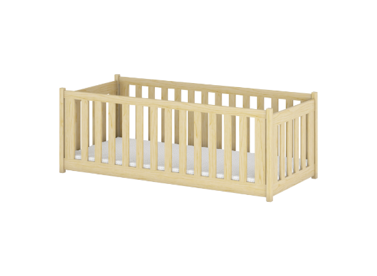 Slika Krevet s ogradicom CONCEPT 90x200 borov
