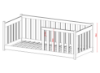 Slika Krevet s ogradicom CONCEPT 90x200 borov