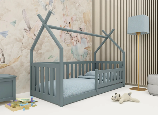 Slika Tipi krevet BODZIO 80x200 sivi