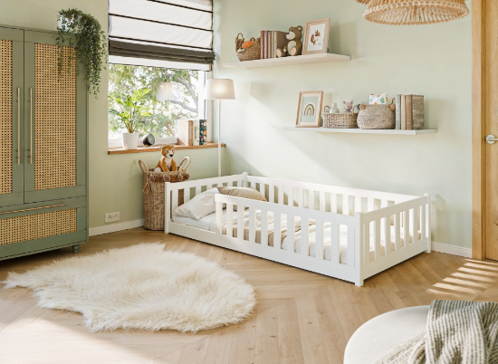 Slika Montessori krevet BELLA 90x200 bijeli