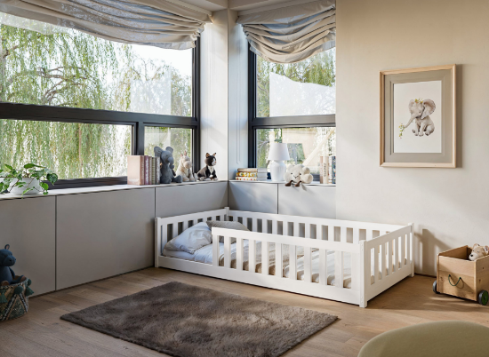 Slika Montessori krevet BELLA 90x200 bijeli