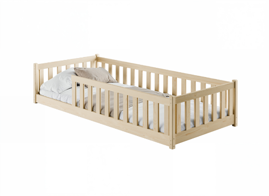 Slika Montessori krevet BELLA 90x200 borov
