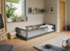 Slika Montessori krevet PEDRO 80x180 tamnosivi