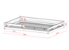 Slika Montessori krevet FINI 140x200 sivi