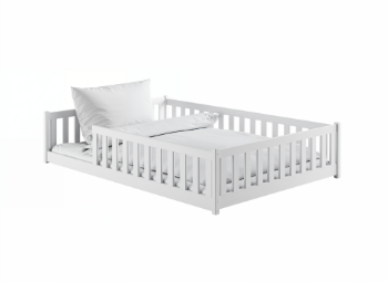 Slika Montessori krevet MATI 140x200 bijeli