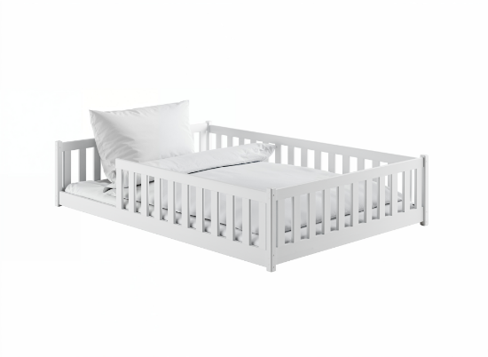 Slika Montessori krevet MATI 140x200 bijeli