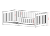 Slika Krevet s ogradicom CONCEPT 90x200 zeleni