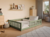 Slika Montessori krevet MATI 140x200 zeleni