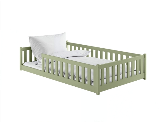 Slika Montessori krevet OTIS 120x200 zeleni