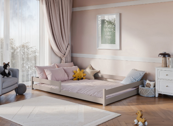 Slika Montessori krevet FINI 140x200 bež