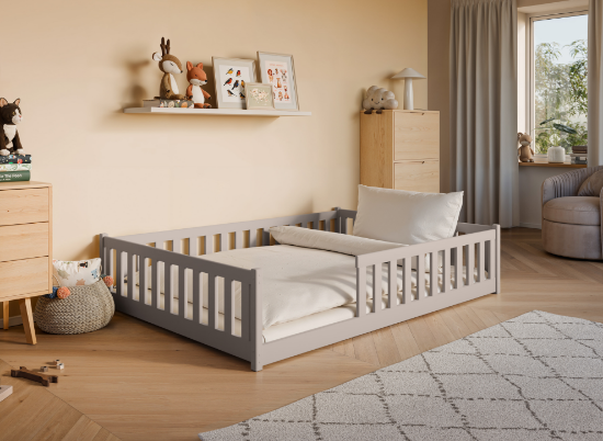 Slika Montessori krevet MATI 140x200 bež