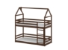 Slika Krevet kućica na kat AXEL 80x180 tamnosmeđi