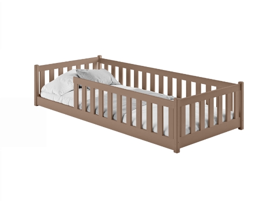 Slika Montessori krevet BELLA 90x190 smeđi