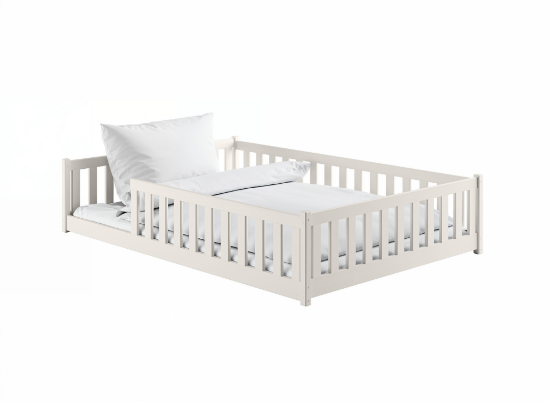 Slika Montessori krevet MATI 140x200 krem