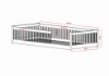 Slika Montessori krevet PEDRO 90x200 krem