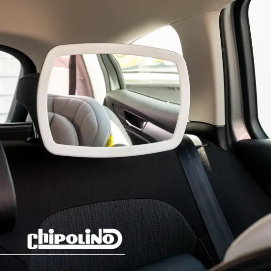Slika Ogledalo za nadzor djeteta s LED svjetlom i daljinskim upravljačem - Chipolino