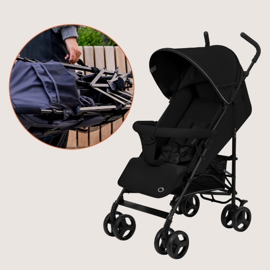 Slika Kišobran kolica Elia, Black Onyx Lionelo 