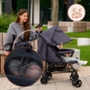 Slika Kišobran kolica Elia, Black Onyx Lionelo 