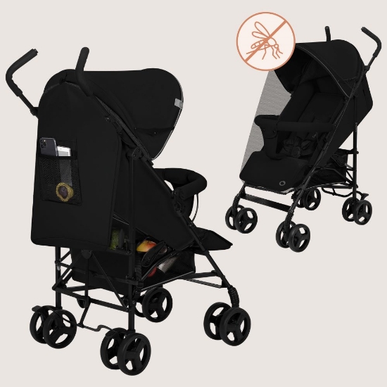 Slika Kišobran kolica Elia, Black Onyx Lionelo 