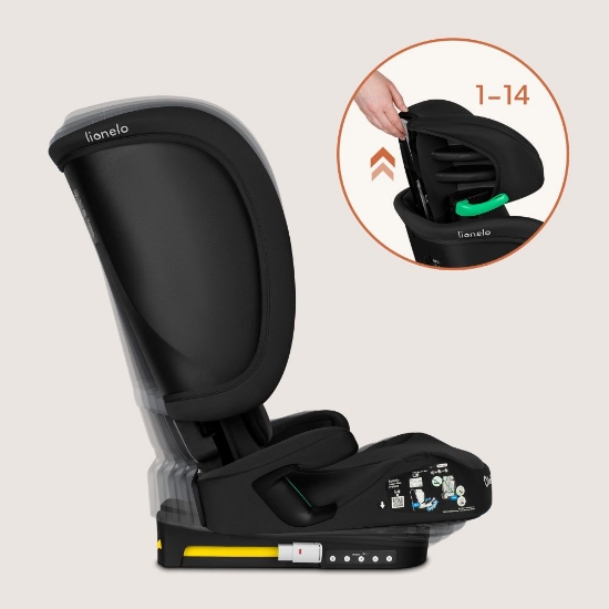 Slika Autosjedalica Orin i-Size 9-36 kg (76-150 cm), Black Carbon Lionelo 