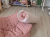 Slika Dječja fotelja roza - korduro