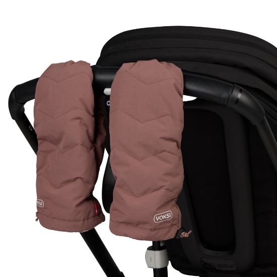 Slika Voksi rukavice za kolica, Maroon LightGrey