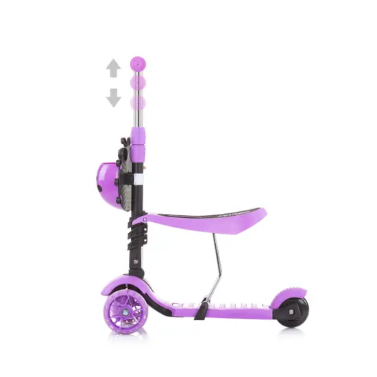 Slika Romobil / guralica Kiddy Evo violet - Chipolino