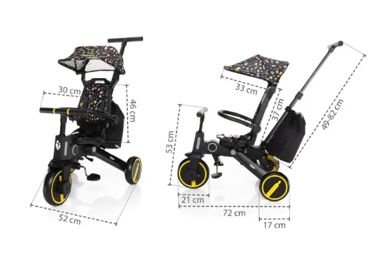 Slika Tricikl Nova 2, Cosmic Black Zopa 