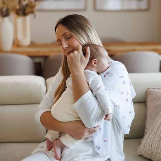 Slika Tetra pelene Muslin Cvijeće, roza BabyOno 