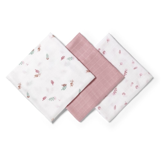 Slika Tetra pelene Muslin Cvijeće, roza BabyOno 