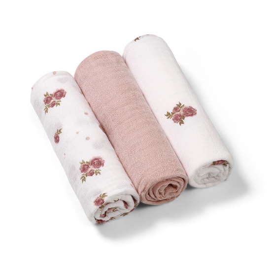 Slika Tetra pelene Muslin Ruže, roza BabyOno 